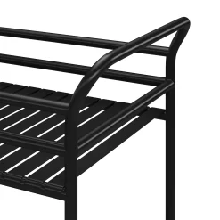 Sarek Outdoor Bar Cart - Black