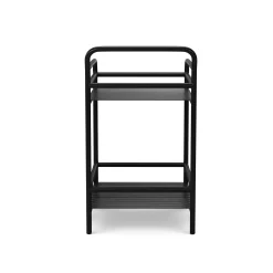 Sarek Outdoor Bar Cart - Black