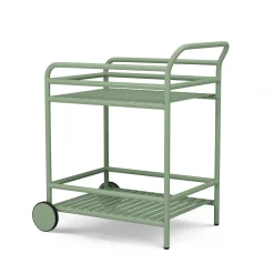 Sarek Outdoor Bar Cart - Khaki Green