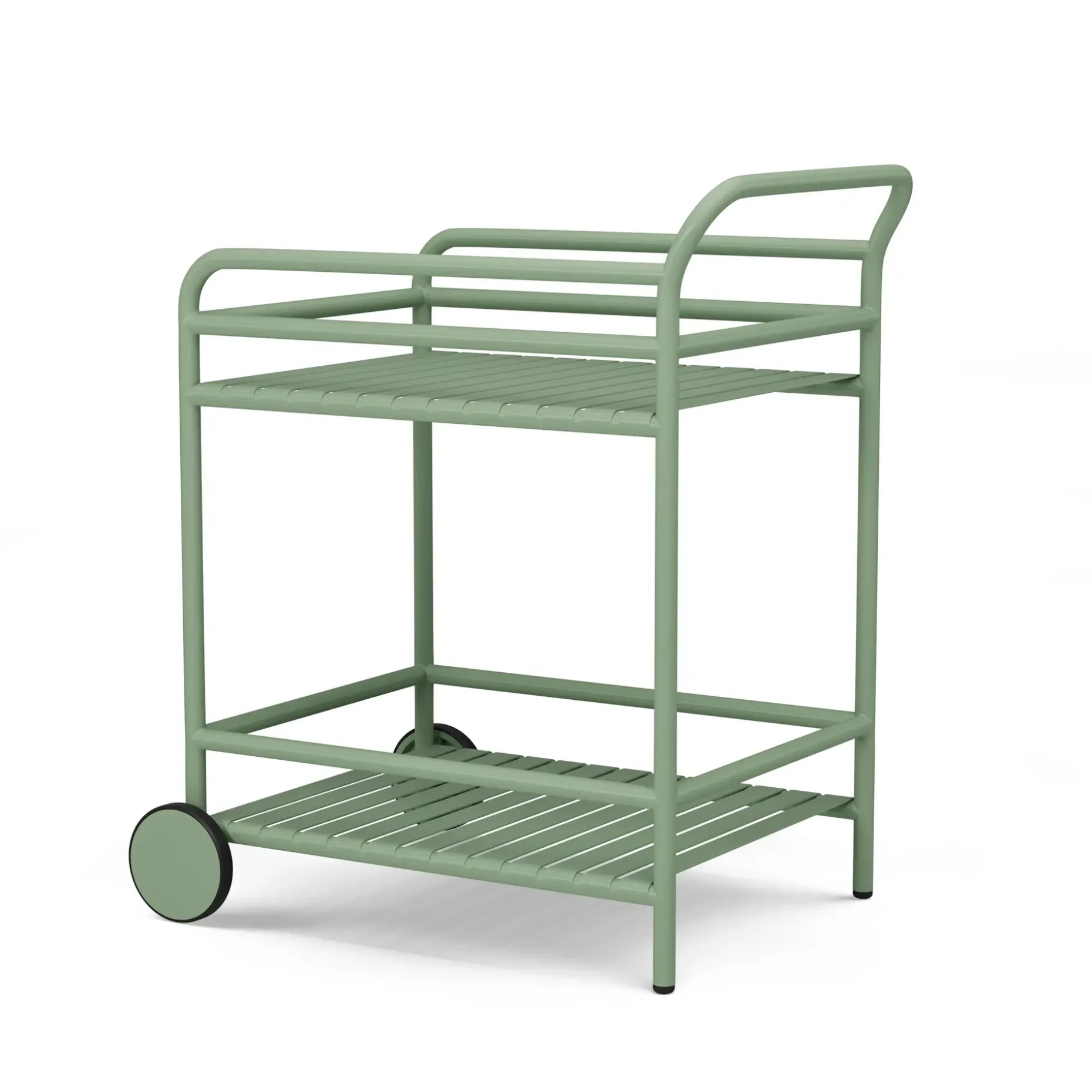 Sarek Outdoor Bar Cart - Khaki Green