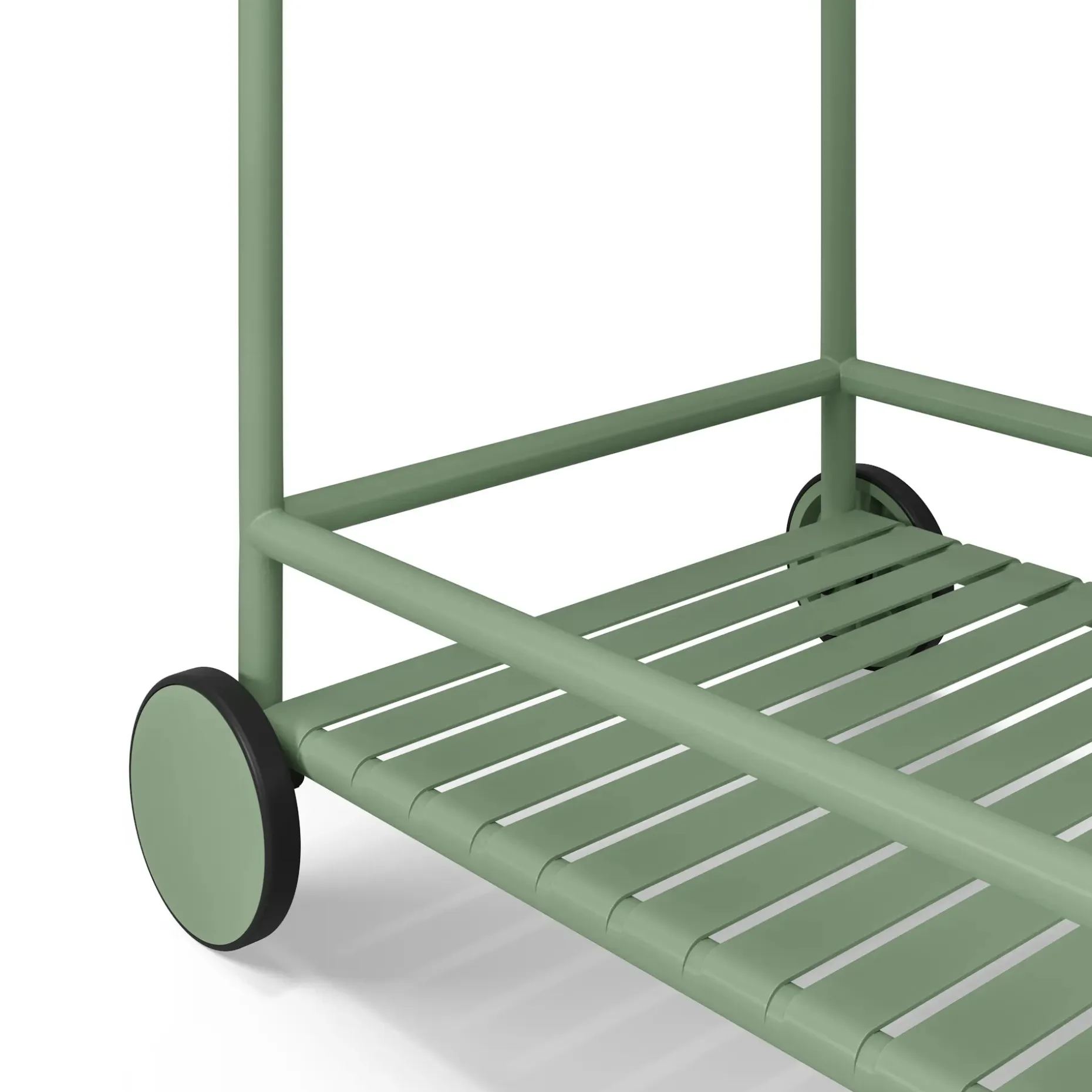 Sarek Outdoor Bar Cart - Khaki Green