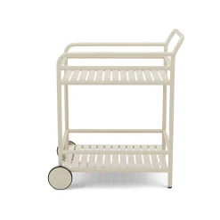 Sarek Outdoor Bar Cart - Taupe