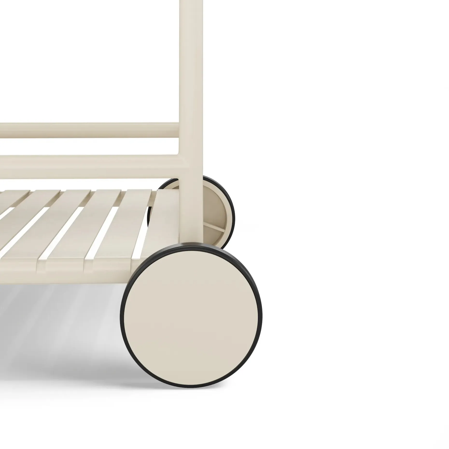Sarek Outdoor Bar Cart - Taupe