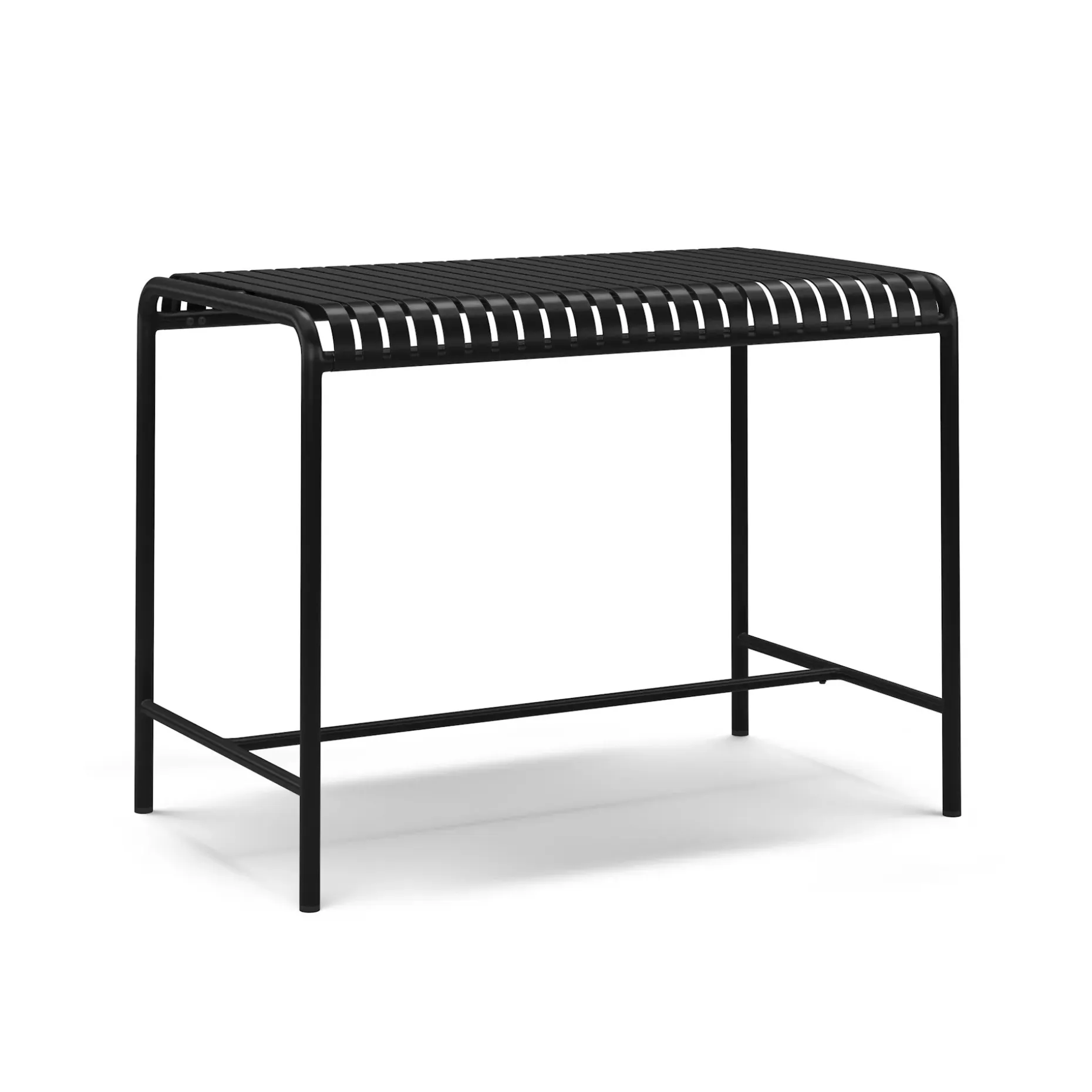 Sarek 51" Outdoor Bar Table - Black