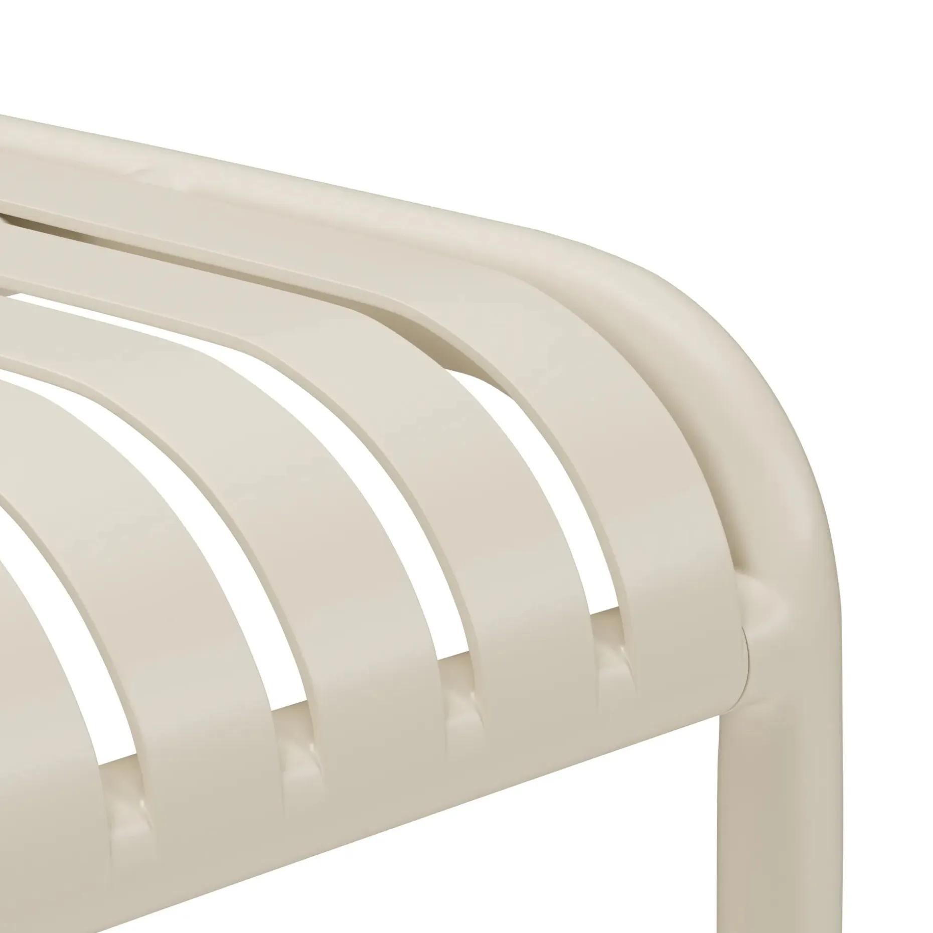 Sarek 59" Outdoor Bench - Taupe