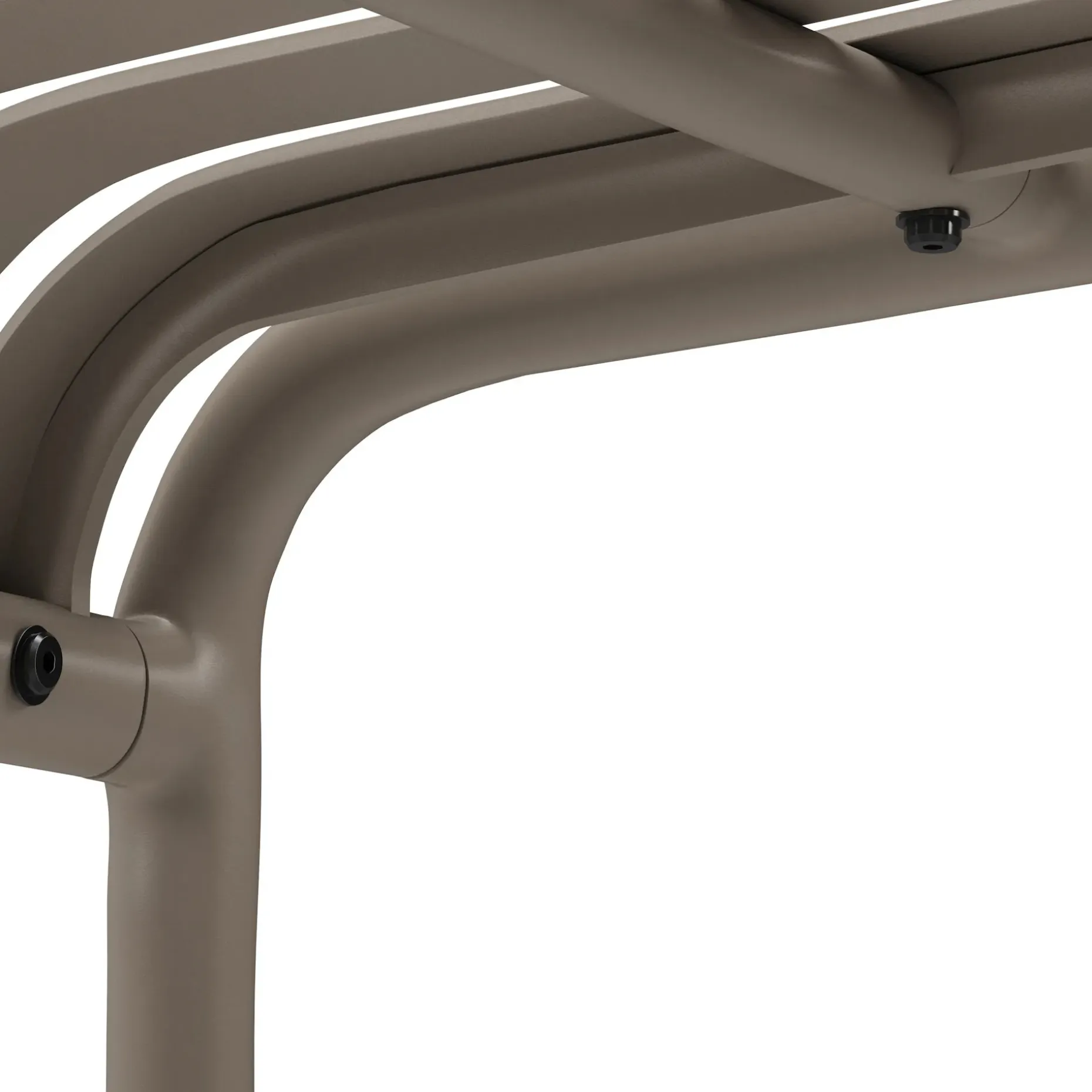 Sarek 59" Outdoor Bench - Warm Stone