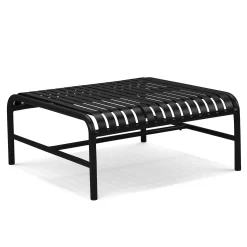 Sarek 34" Outdoor Coffee Table - Black