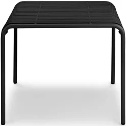 Sarek 35.5" Outdoor Dining Table - Black