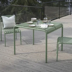 Sarek 35.5" Outdoor Dining Table - Khaki Green