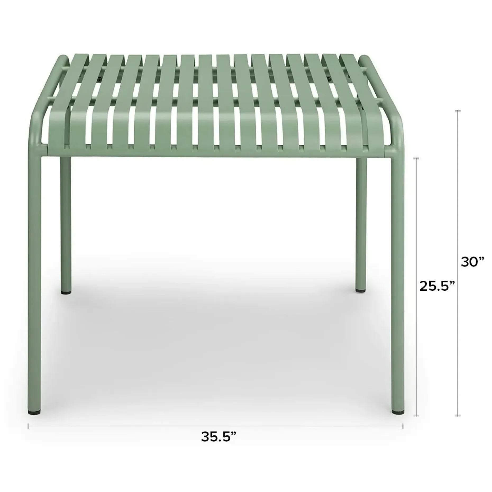 Sarek 35.5" Outdoor Dining Table - Khaki Green