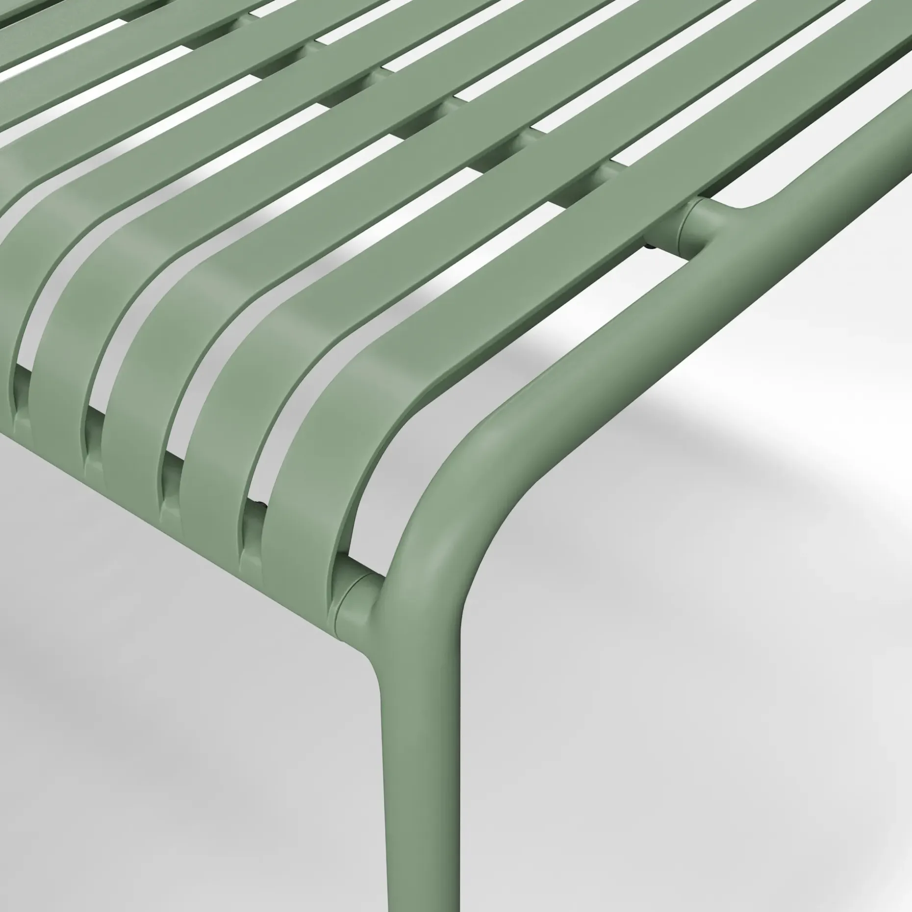 Sarek 67" Outdoor Dining Table Set - Khaki Green
