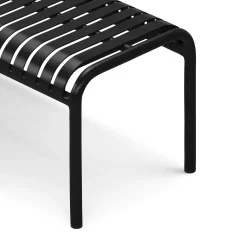 Sarek 67" Outdoor Dining Table Set - Black