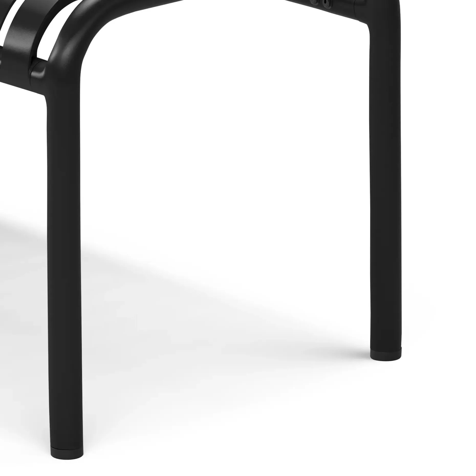 Sarek 67" Outdoor Dining Table Set - Black