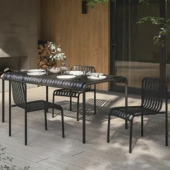 Sarek 67" Outdoor Dining Table - Taupe