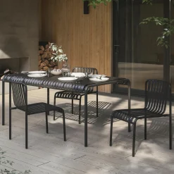 Sarek 67" Outdoor Dining Table - Warm Stone