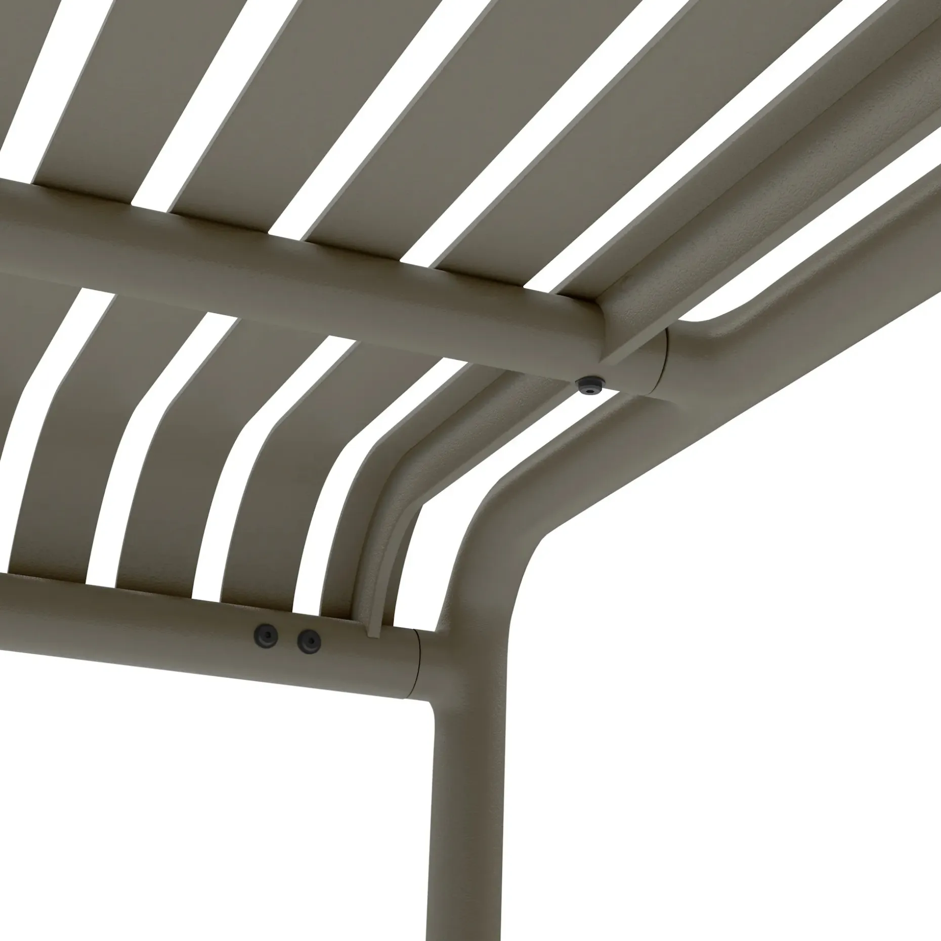 Sarek 35.5" Outdoor Dining Table - Warm Stone