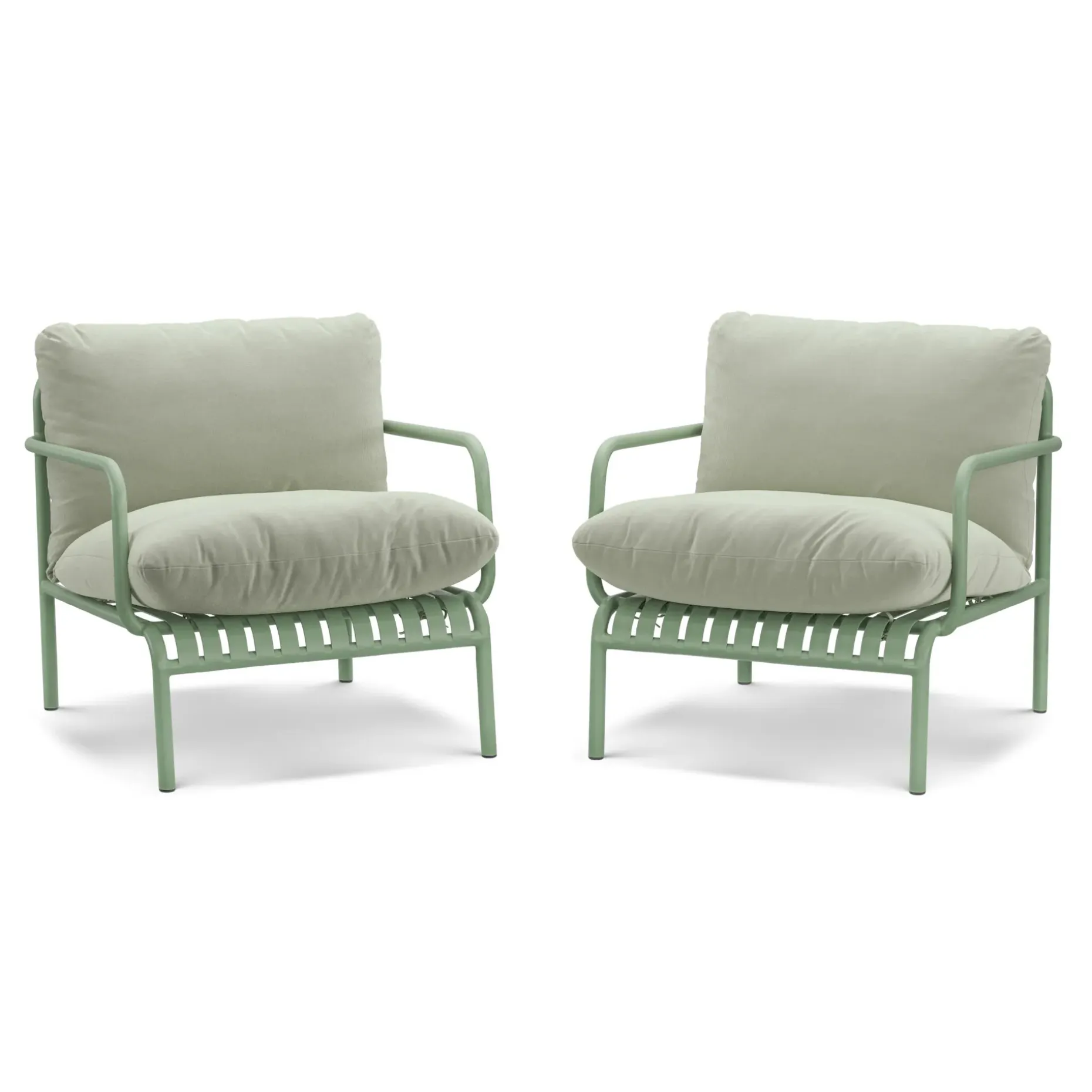 Sarek 31.5" Outdoor Lounge Chair Set - Sunbrella® Mint