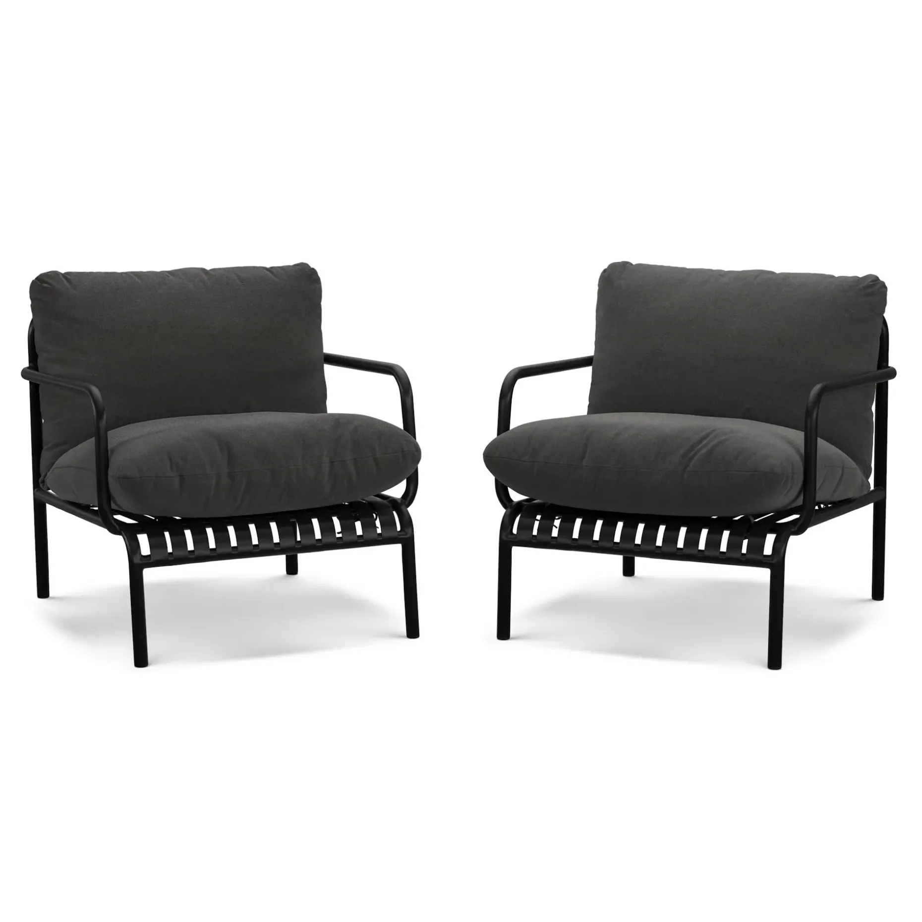 Sarek 31.5" Outdoor Lounge Chair Set - Sunbrella® Onyx