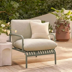Sarek 31.5" Outdoor Lounge Chair - Sunbrella® Mint