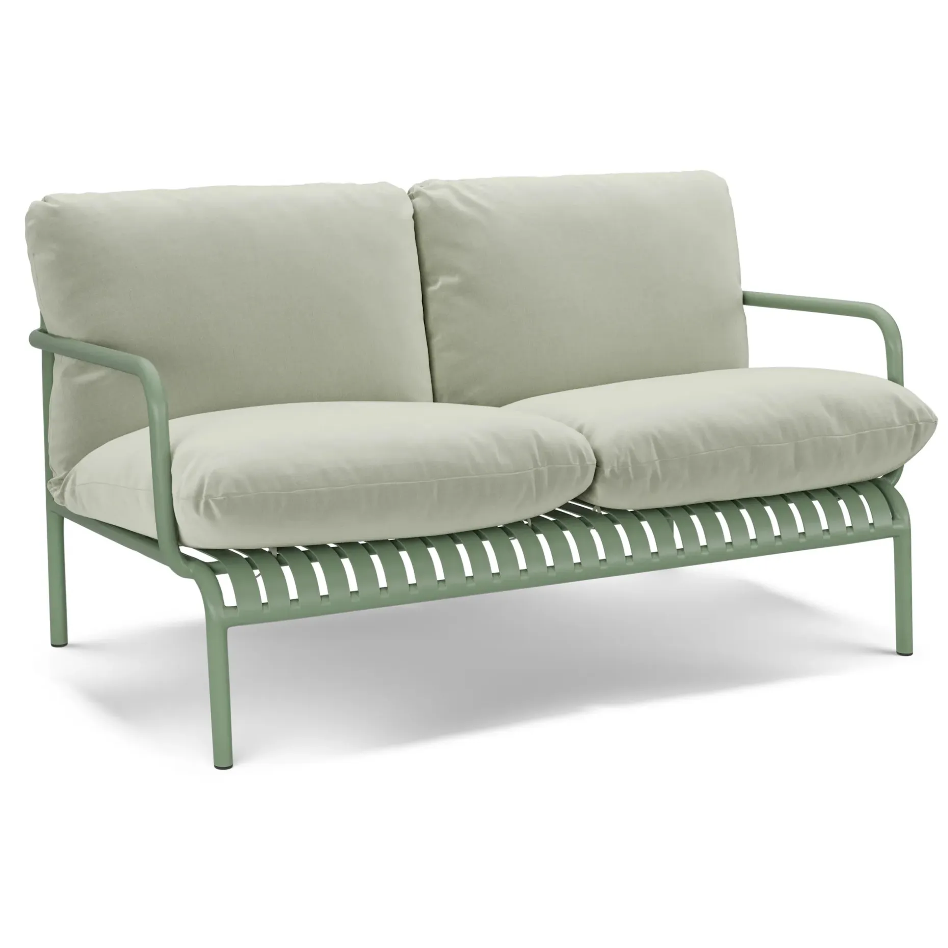Sarek 59" Outdoor Loveseat - Sunbrella® Mint