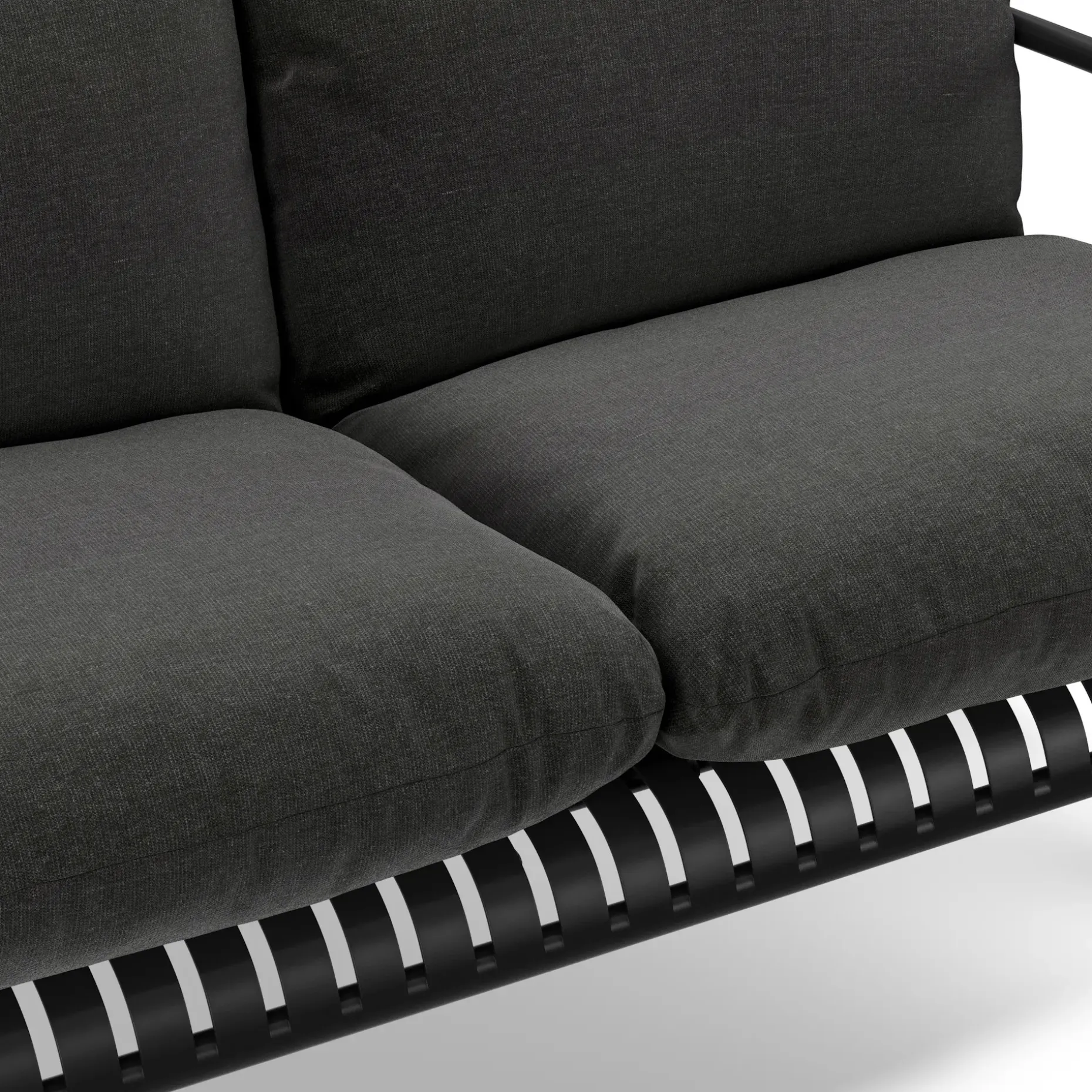 Sarek 59" Outdoor Loveseat - Sunbrella® Onyx