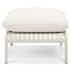 Sarek 29.5" Outdoor Ottoman - Sunbrella® Linen