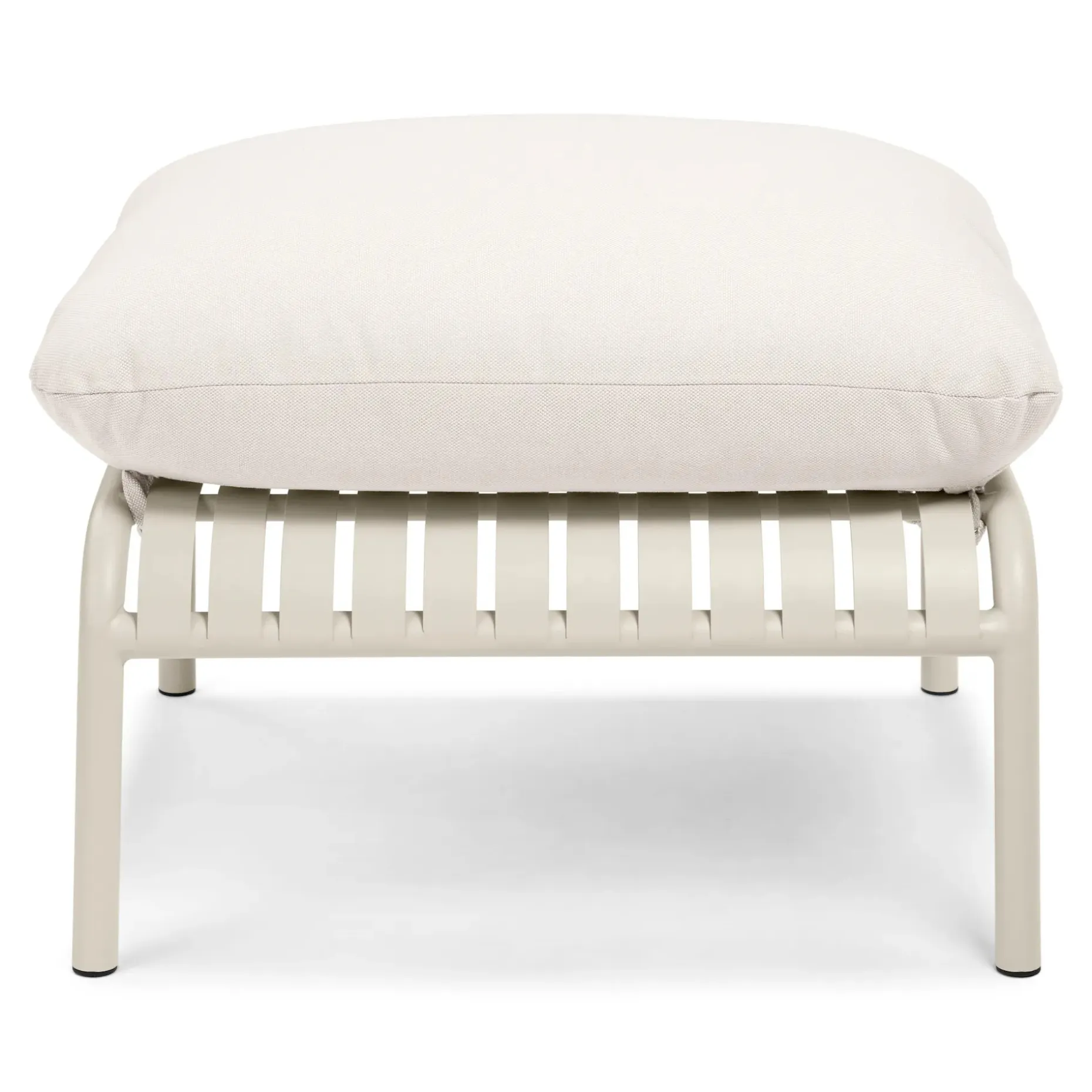 Sarek 29.5" Outdoor Ottoman - Sunbrella® Linen