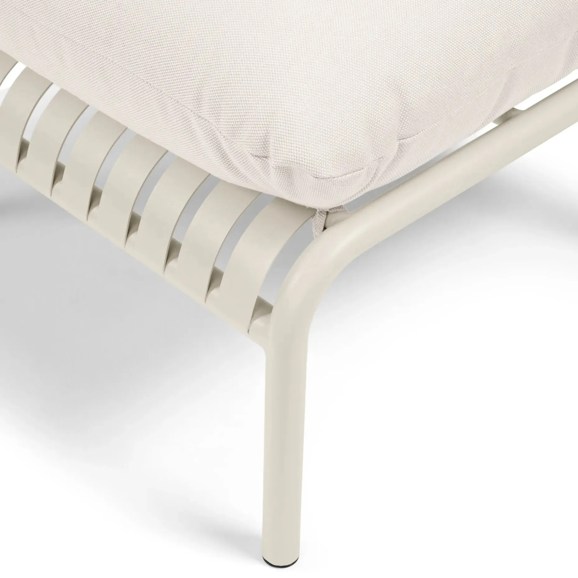 Sarek 29.5" Outdoor Ottoman - Sunbrella® Linen