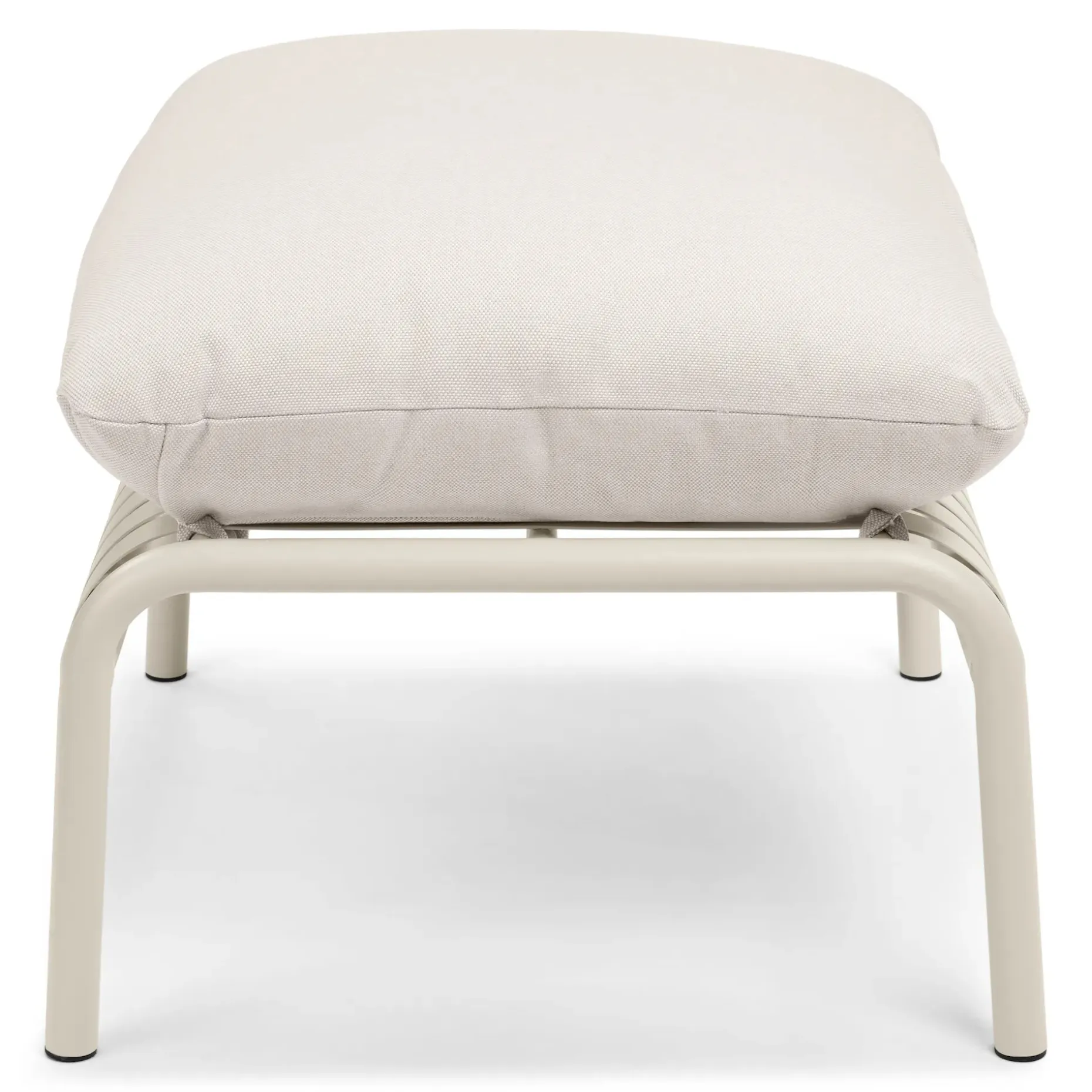 Sarek 29.5" Outdoor Ottoman - Sunbrella® Linen