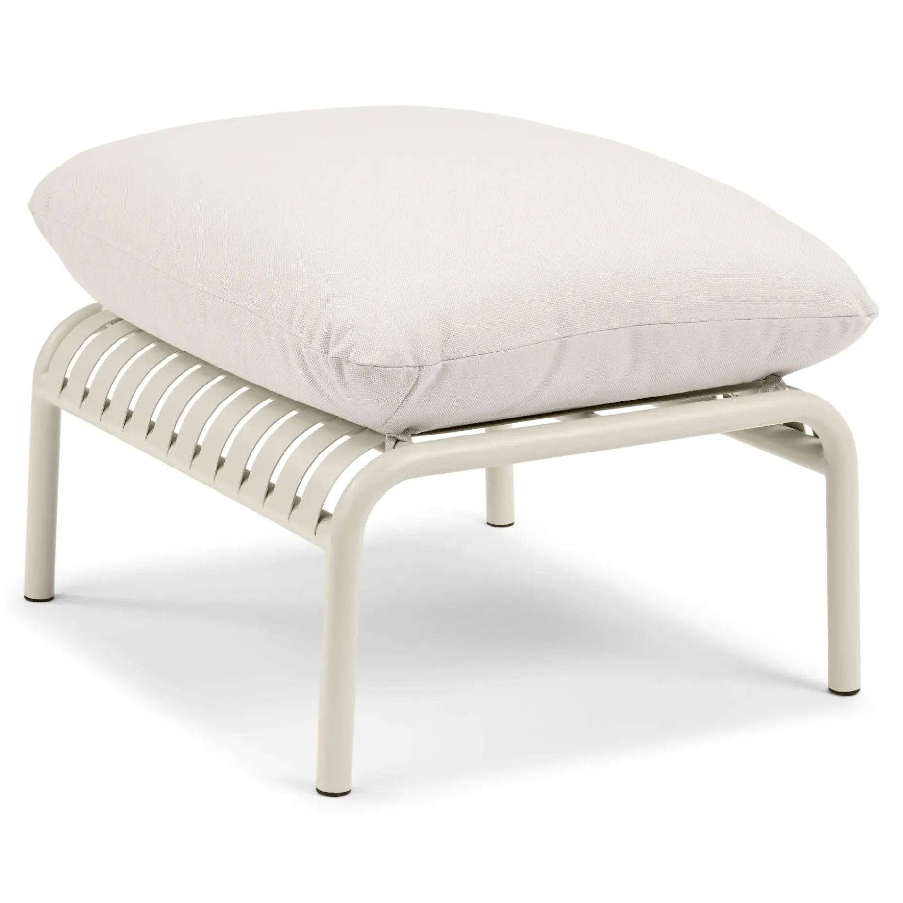 Sarek 29.5" Outdoor Ottoman - Sunbrella® Linen