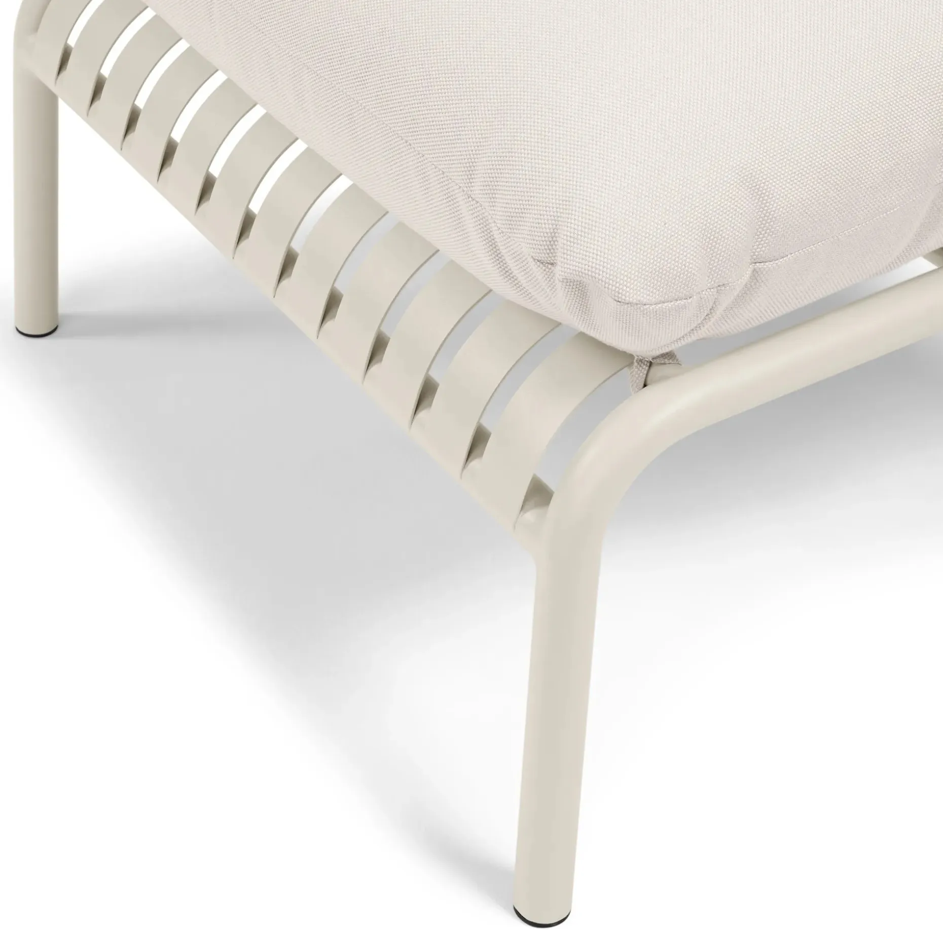 Sarek 29.5" Outdoor Ottoman - Sunbrella® Linen