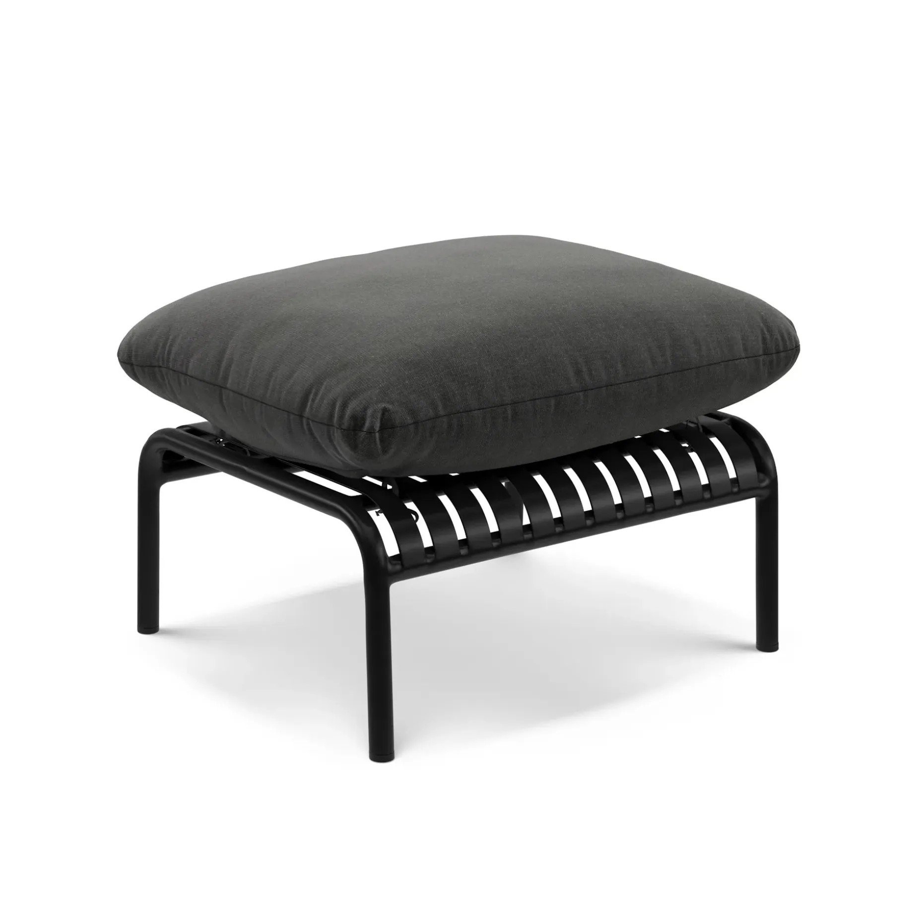 Sarek 29.5" Outdoor Ottoman - Sunbrella® Onyx