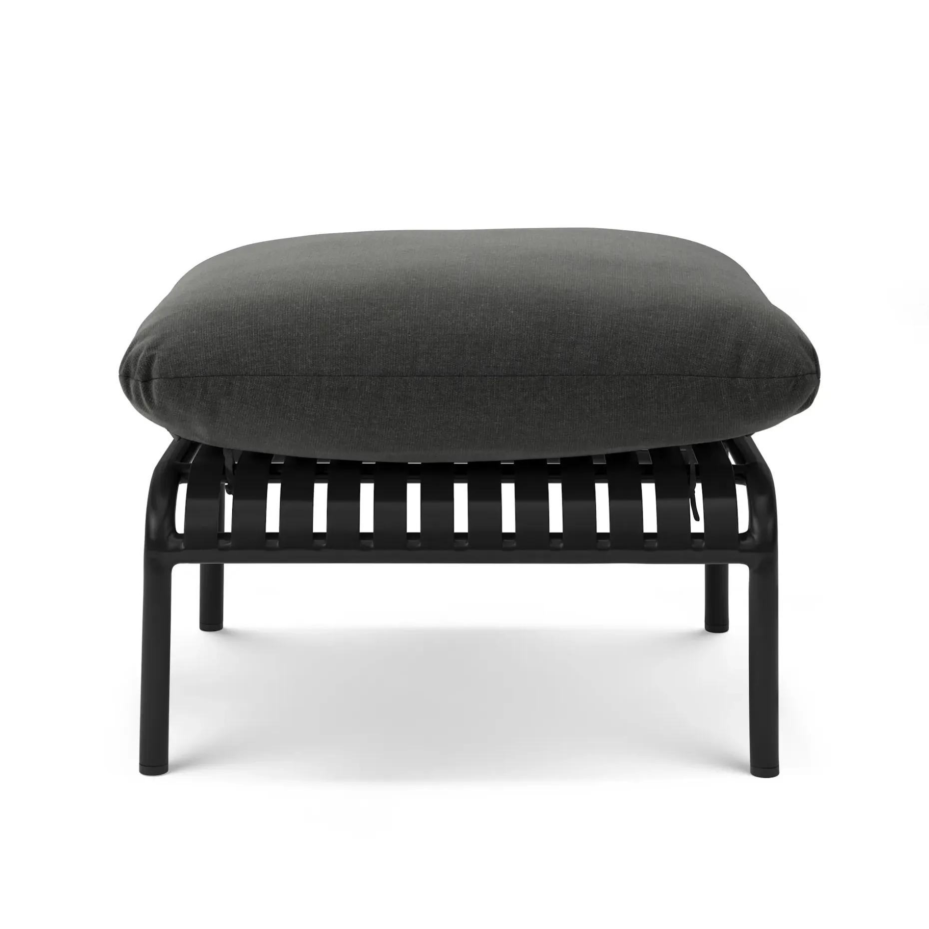 Sarek 29.5" Outdoor Ottoman - Sunbrella® Onyx