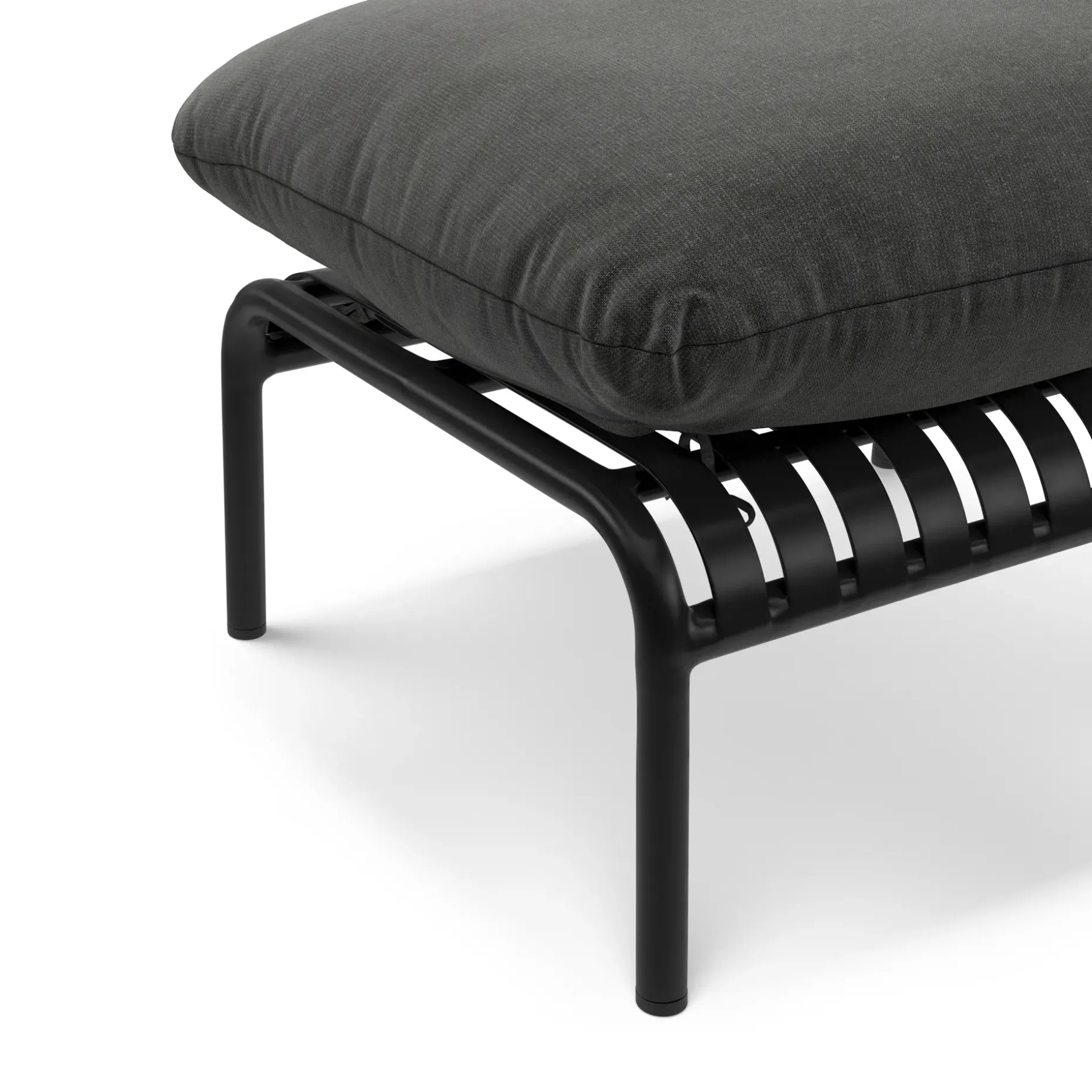 Sarek 29.5" Outdoor Ottoman - Sunbrella® Onyx