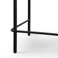 Sarek Outdoor Stackable Counter Stool - Black