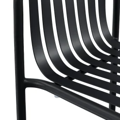 Sarek Outdoor Stackable Counter Stool - Black