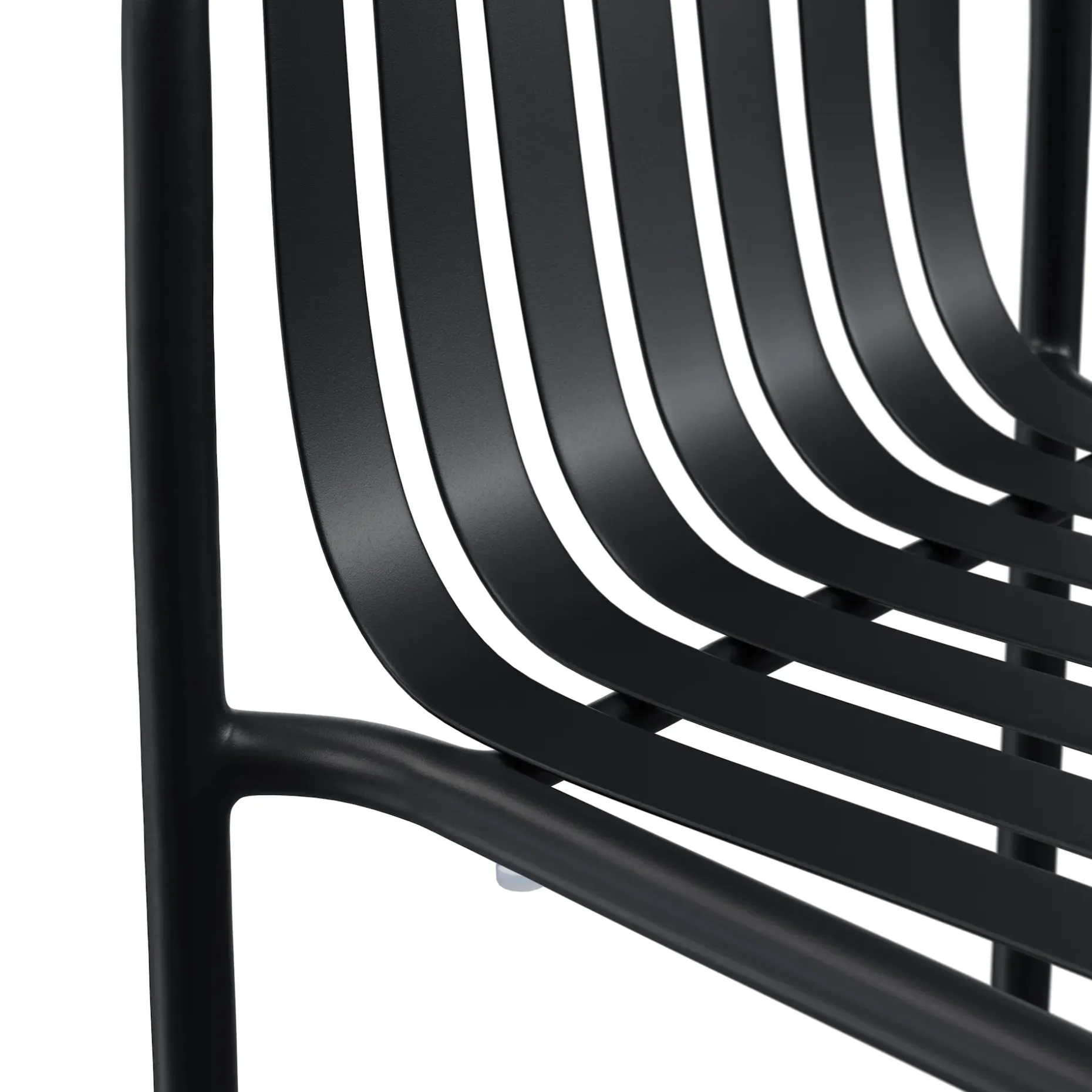 Sarek Outdoor Stackable Counter Stool - Black