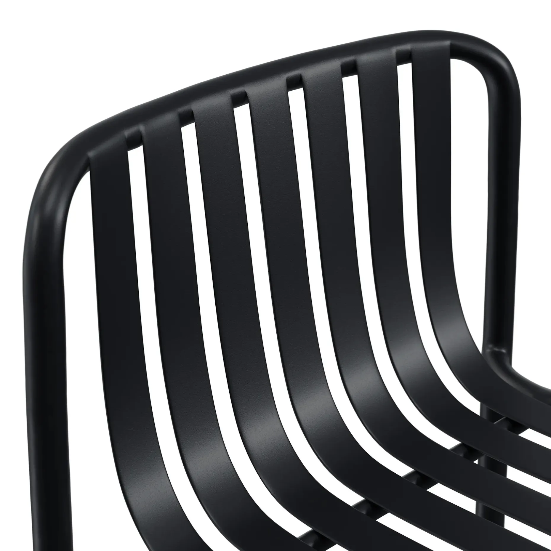 Sarek Outdoor Stackable Counter Stool - Black