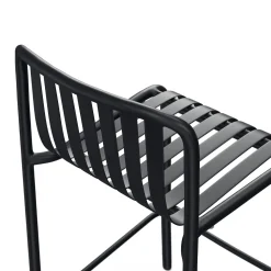 Sarek Outdoor Stackable Counter Stool - Black
