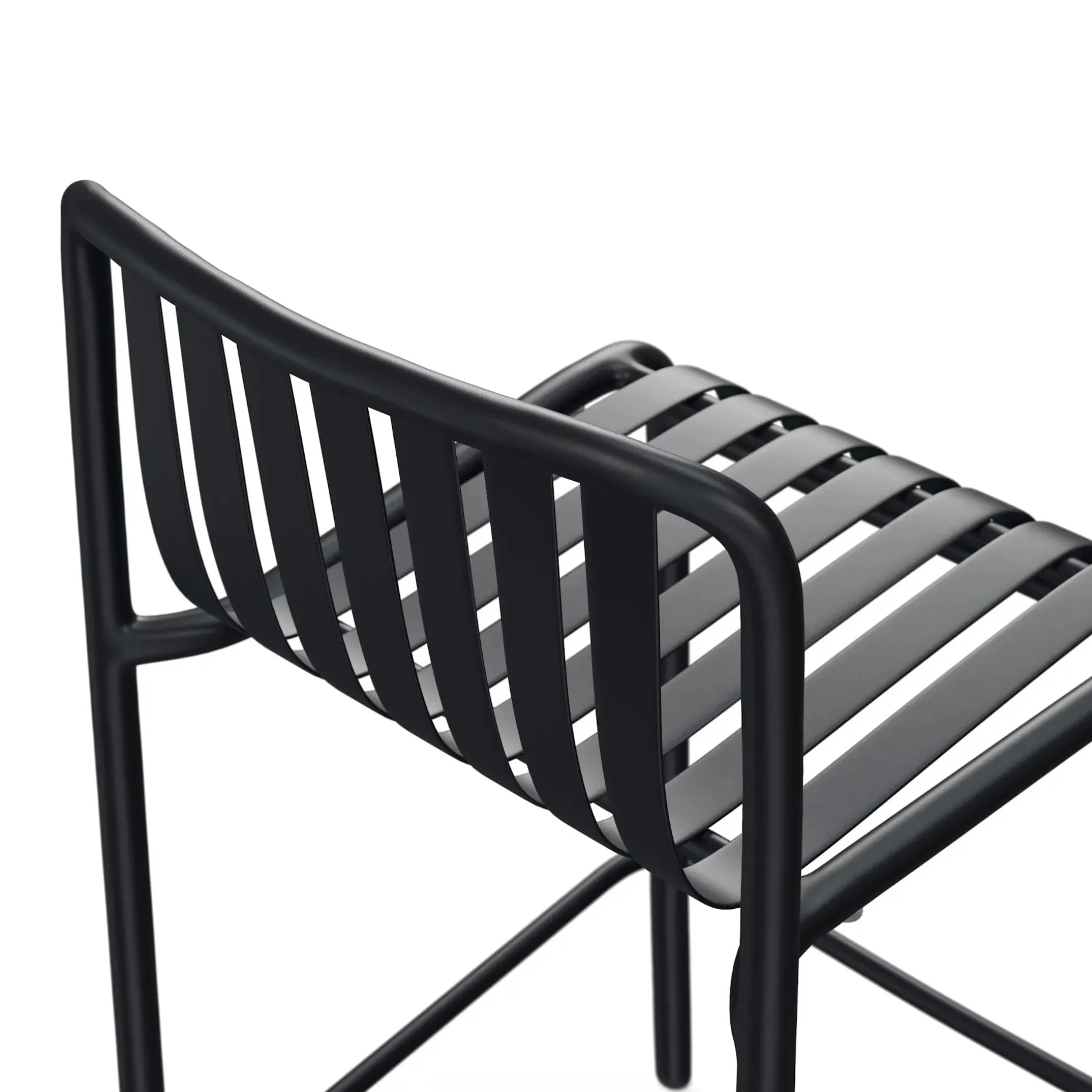 Sarek Outdoor Stackable Counter Stool - Black