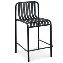 Sarek Outdoor Stackable Counter Stool - Black