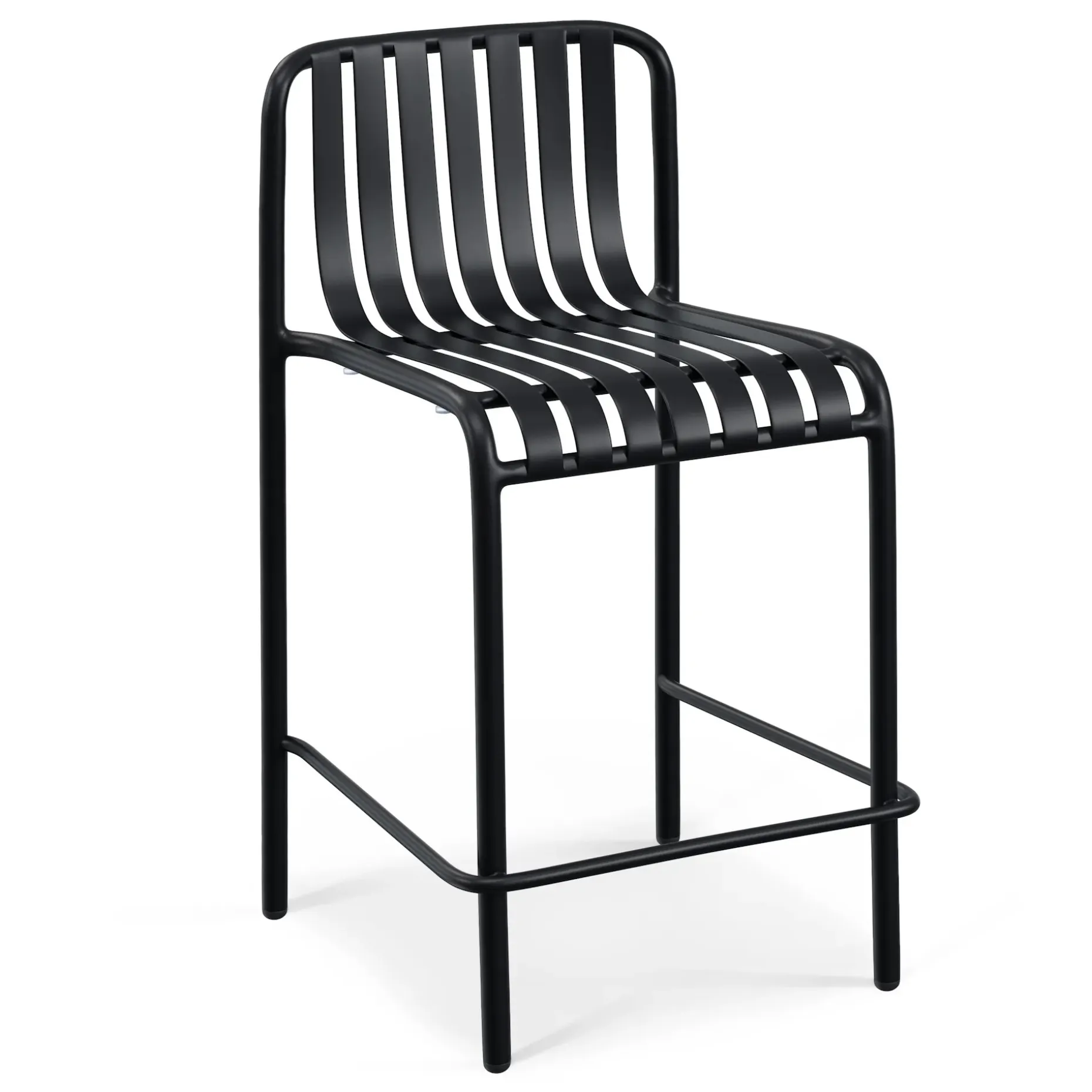 Sarek Outdoor Stackable Counter Stool - Black