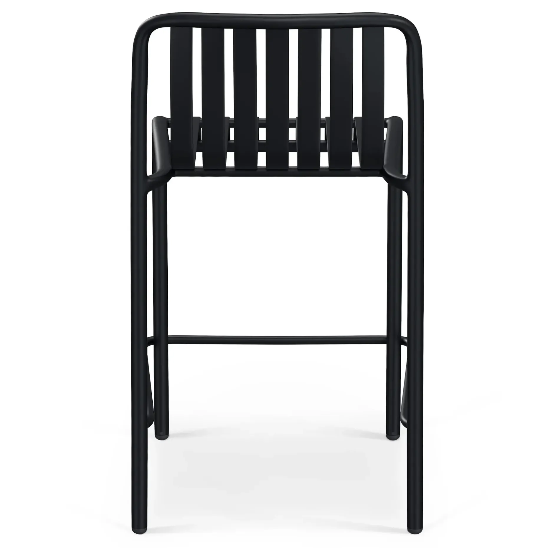 Sarek Outdoor Stackable Counter Stool - Black