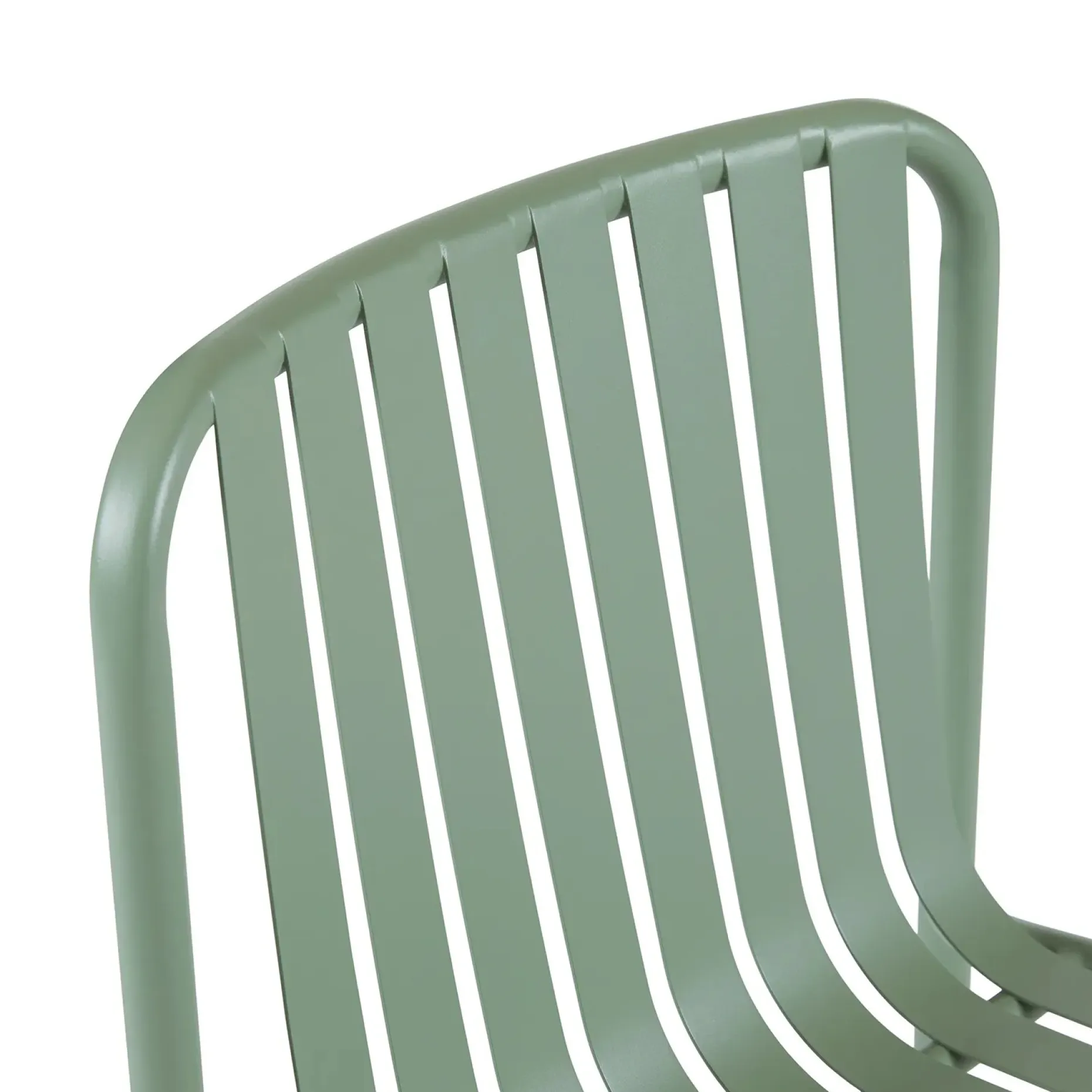 Sarek Outdoor Stackable Dining Chair - Khaki Green