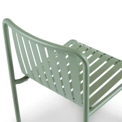 Sarek Outdoor Stackable Dining Chair - Khaki Green