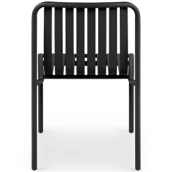 Sarek Outdoor Stackable Dining Chair - Black