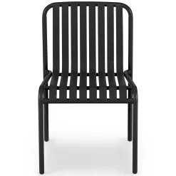 Sarek Outdoor Stackable Dining Chair - Black