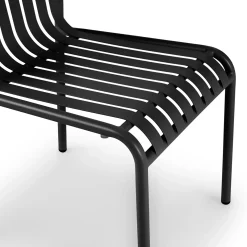 Sarek Outdoor Stackable Dining Chair - Black