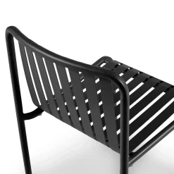 Sarek Outdoor Stackable Dining Chair - Black