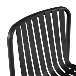 Sarek Outdoor Stackable Dining Chair - Black